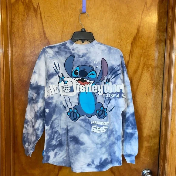 Walt Disney World Spirit Jersey Stitch Blue Tie Dyed Size XS - Picture 13 of 13